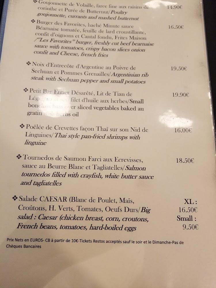 Restaurant Japonais Bar Tabac Les Favorites, CBD Shop, Cigarette électronique - Menu Image 1